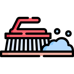 Cleaning brush icon