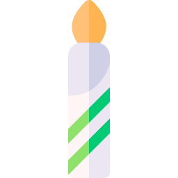 Birthday candle icon