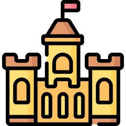 Sand castle icon