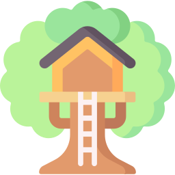 Tree house icon