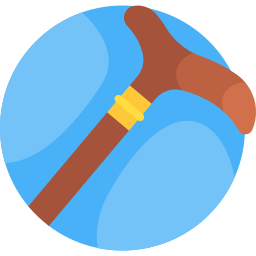 Walking stick icon