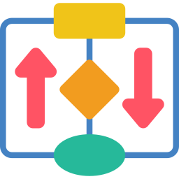 diagrama de fluxo Ícone