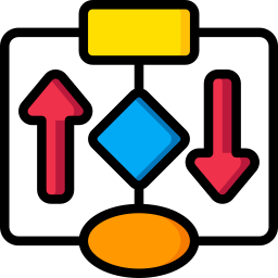 diagrama de fluxo Ícone