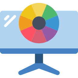 Computer monitor icon