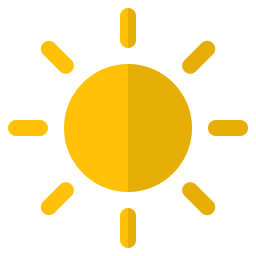 soleil Icône