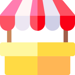 Food stand icon