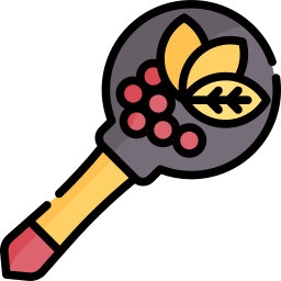 Wooden spoon icon