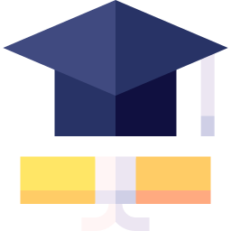 Graduation hat icon