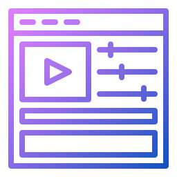 Video editing icon