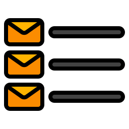 Mail list icon