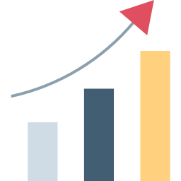 diagramme à bandes Icône