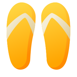 Flip flops icon