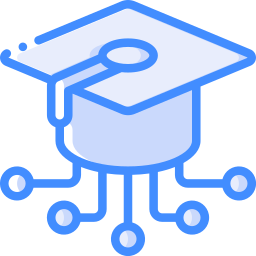 Graduation hat icon