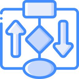 diagrama de fluxo Ícone