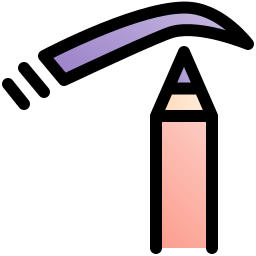 matita per gli occhi icona