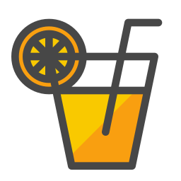 Orange juice icon