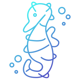 Sea horse icon