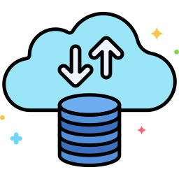 Cloud storage icon