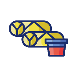 Spring rolls icon