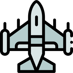 Jet fighter icon