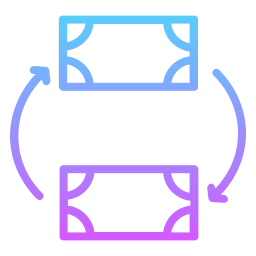 Échange de l'argent Icône