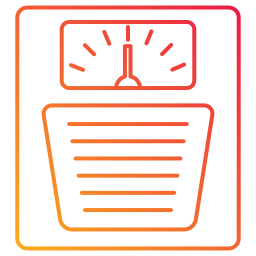 Weight scale icon