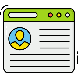 Online resume icon