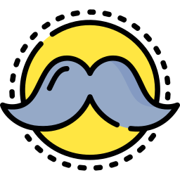 moustache Icône