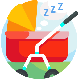 Sleeping baby icon