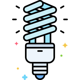 luce fluorescente icona