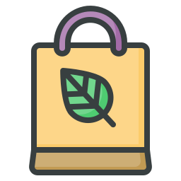 Organic bag icon