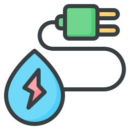 Water energy icon