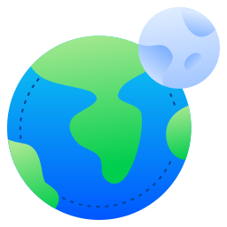 Planet earth icon