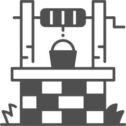 Колодец с водой иконка