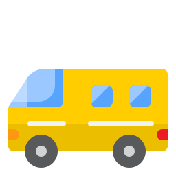 Camper van icon