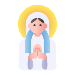 Virgin mary icon