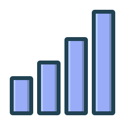 staafdiagram icoon