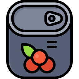 Canned food icon