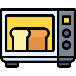 Microwave oven icon