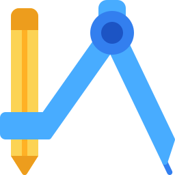 kompass zeichnen icon