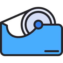 Adhesive tape icon