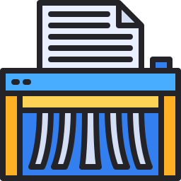 Paper shredder icon