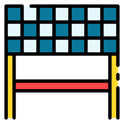 Finish line icon