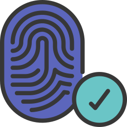 biometrische erkennung icon