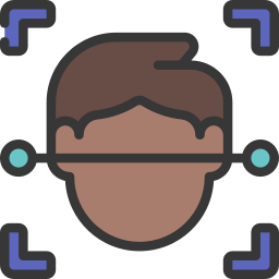 Face scanner icon