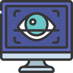 Retinal scan icon