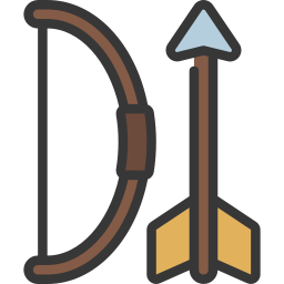 Bow and arrow icon