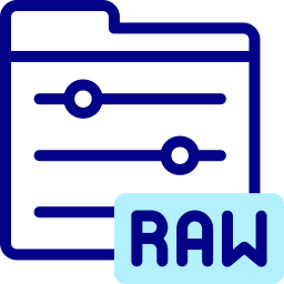 Raw file icon