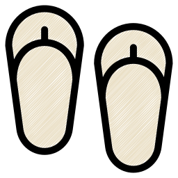 chaussons Icône