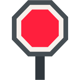 Stop sign icon